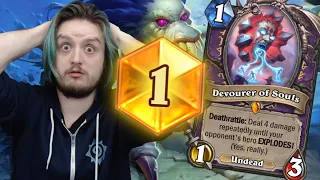 RANK 1 LEGEND OTK WARLOCK! | The STUPIDEST COMBO is the BEST DECK in Hearthstone! | RIP Solid Alibi