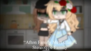 Afton Family Meet Mrs Afton’s Stereotype Family | FNAF | Main AU | Skit