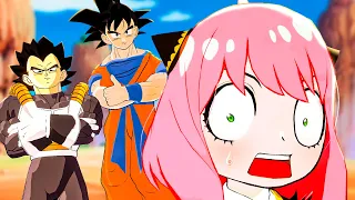 Anya Forger conhece Son Goku no Mundo de Dragon Ball no Spy x Family Vr