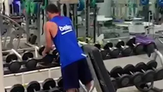 Lionel Messi gym workout
