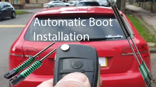 Audi A3 S3 8P Automatic Boot Trunk 5 Minute Installation