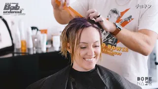Full Wet Haircut of an Edgy Bob | Haircutting | Dope Hair Education