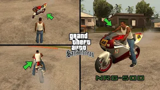 How To Find The Fastest STUNT BIKE in GTA San Andreas! (NRG-500)