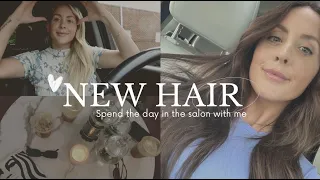 NEW HAIR | Spend the day in the salon with me for a BIG change