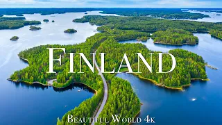 Finland 4K Nature Relaxation Film - Meditation Relaxing Music - Amazing Nature