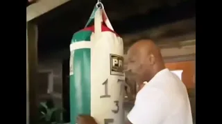 Mike tyson explains why he has numbers on the punch bag