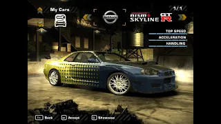 NFS Most Wanted - Nissan Skyline GT-R Nismo Z-Tune (Tuned)