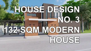 MODERN HOUSE DESIGN 132 SQM