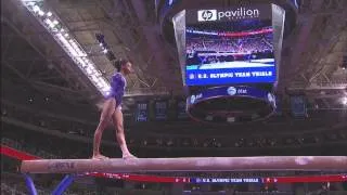 Gabby Douglas' routines from the 2012 Olympic Gymnastics trials