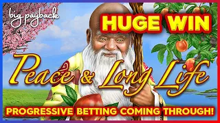 Progressive Betting → HUGE WIN on Dragon Link Slots! BONUS AFTER BONUS!