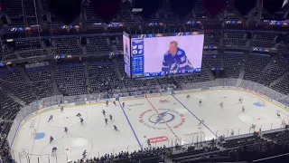 Lightning Warmups vs Panthers October 19