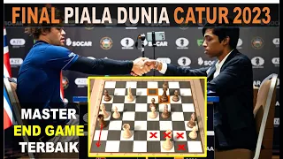 RONDE 3 FINAL PIALA DUNIA CATUR 2023 | Magnus Carlsen VS Praggnanandhaa | Juara Dunia VS Bocah India