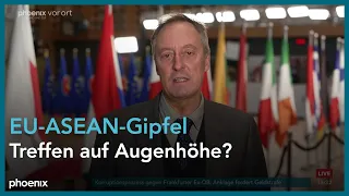 Michael Krons mit Statements aus Brüssel zum EU-ASEAN-Gipfel am 14.12.22