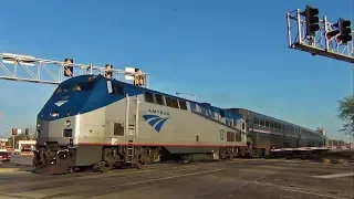 Amtrak's Heartland Flyer Departing Oklahoma City, OK 3/31/18