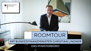 Roomtour durch das Ministerbüro - mit Bundesfinanzminister Christian Lindner