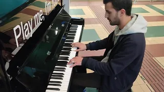 New Orleans Blues On A Public Piano