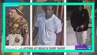Clearwater police searching for 3 people in connection to beach surf shop shooting