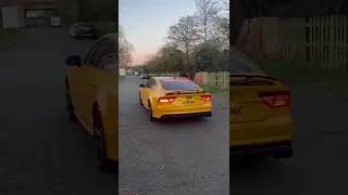 Audi A7 TDI Straight Pipe with Stage 1 remap. Exhaust sound and Launch Control