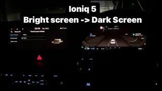 Ioniq 5 - Bright / Dark Screen - How to switch #ioniq5 #hyundaiioniq5 #settings