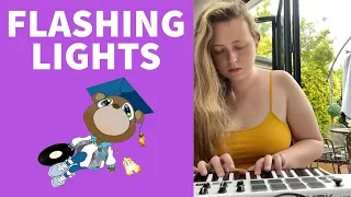 Flashing Lights - Kanye West (Remake / Cover) AKAI MPK MIDI #shorts