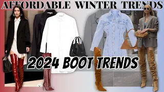 Affordable 2024 Winter Boot Trends