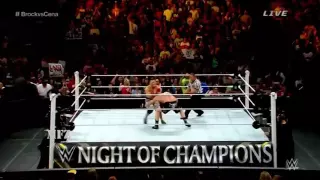 WWE Brock Lesnar vs John Cena Night of Champions 2014 Highlights HD