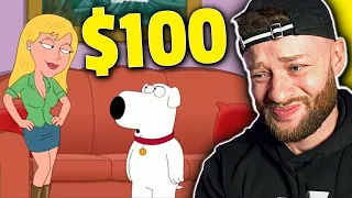 $100 Try Not To Laugh | FAMILY GUY - BEST MOMENTS!
