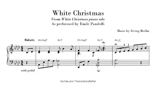 White Christmas - Beautiful piano solo - Sheet music
