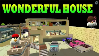 I BUILT A HOUSE WITH MY FRIENDS !! | Chicken Gun WONDERFUL HOUSE