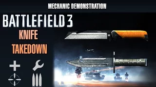 Battlefield 3 Mechanic Demonstration - All Knife Takedown Animations