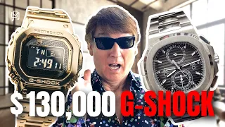 SOLID GOLD G-SHOCK WORTH AS MUCH AS A PATEK?!?