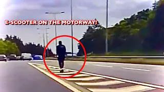 E-Scooter tries joining motorway