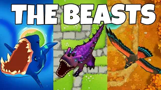 5th Tier BEASTS - Megalodon + Gigantosaurus + Pouakai