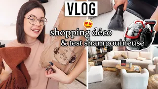 VLOG • Shopping déco &  test Bissell Spotclean pro !