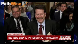 Doctor Robert Califf - nominated as the new FDA Chief Commissioner