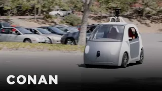 Google's Self-Driving Car Has A Few Bugs | CONAN on TBS