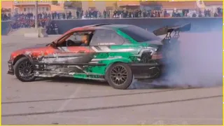 600 Beygir BMW E36 TURBO Isınma Turu