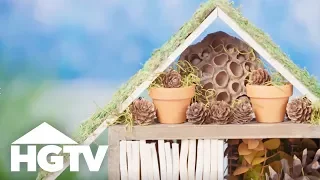 Way to Grow: How to Make a Beneficial Bug Hotel | HGTV