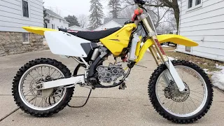 Suzuki RM125 Dirt Bike In Pieces. Can It Be Fixed?