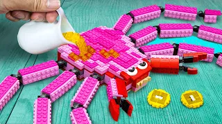 LEGO GIANT KING CRAB - Lego cooking In Real Life / Stop Motion Cooking & ASMR