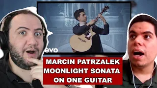 Marcin - Moonlight Sonata on One Guitar (Official Video) - TEACHER PAUL REACTS