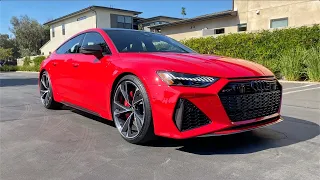 2021 Audi RS7 Sportback Walkaround + Exhaust (No Talking)(ASMR)