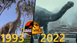 Evolution Of SAUROPODS in the Jurassic Franchise (1993-2022)