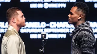 Canelo Alvarez SIZING UP Jermell Charlo • FACE OFF