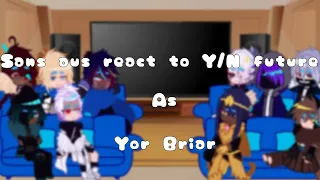 Sans aus react to YN future as Yor Briar (Reaction part 1)