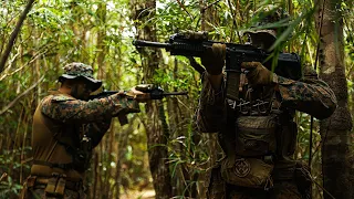 U.S. Marines conduct Jungle Patrol in Japan (July 2023)