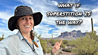 SOLO BACKPACKING The SUPERSTITION MOUNTAINS, Arizona!