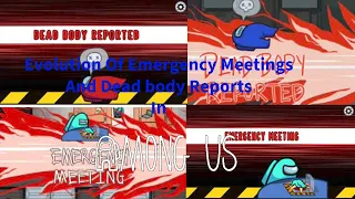 Evolution Of Emergency Meetings And Dead Body Reports In Among Us (2020-2022)