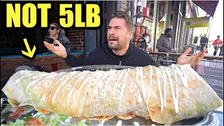 THIS "5LB" BURRITO CHALLENGE IS MUCH BIGGER THAN ADVERTISED... Joel Hansen