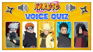 NARUTO VOICE QUIZ 🗣️🍜🦊 Guess The Naruto Character By Voice | Naruto Shippuden Quiz/ Anime Quiz